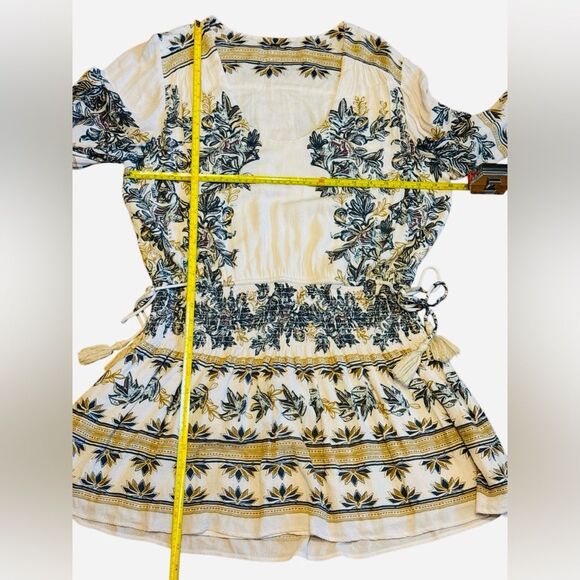 Free People Moonlight Drive Mini Peasant Dress Boho Women’s Small - Picture 8 of 10